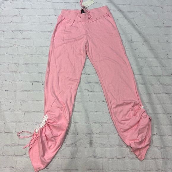 BCBG MAX AZRIA Women’s Pink Lounge Yoga Pants Vintage Y2K Mid Rise Small NWT - Picture 16 of 16